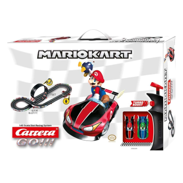 AUTORAMA CARRERA GO PISTA ELÉTRICA MARIO KART WII COM 4,9 METROS 2 CARROS 1/43 20062509